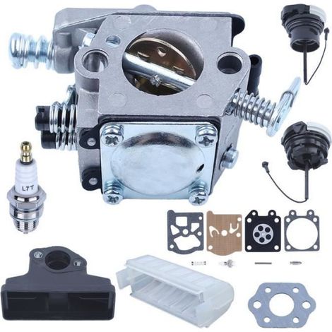 Carburateur - Pour Tronçonneuse Stihl MS210 MS230 MS250 - Kit Complet avec Filtre à Air Bougie Bouchon d'Huile et Joint - 1 Pièce (1/4)