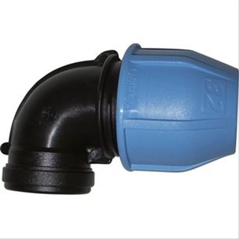 Coude plast. PE Ø16 F1/2