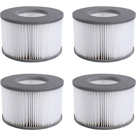 Filtre Spa Lite pour mspa,Filtre pour mspa Lite, pour MSPA Whirlpoal Filter - Cartouches filtrantes pour sous - Bateaux et Spa Chauds - Modèle à partir de 2020 (4 pièces.) (1/5)