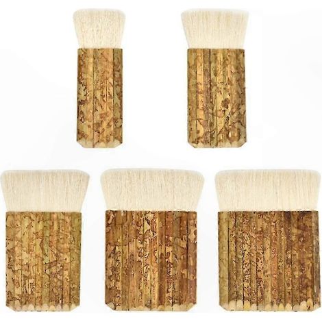 Hake Applikatorpinsel in 5 Größen, Bambusgriffe für die Keramikbeschichtung, professionelles Polier- und Finish-Set (1/5)