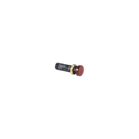 Lampada spia Ø12 - IP40 - rossa - LED protetto - 24V - connettore a vite - XVLA334