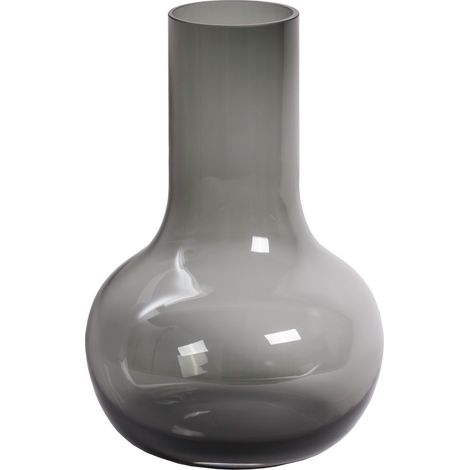 Vase Décoratif Sphérique Gris pour Bouquet de Fleurs et Décoration Intérieure - PANGIVO