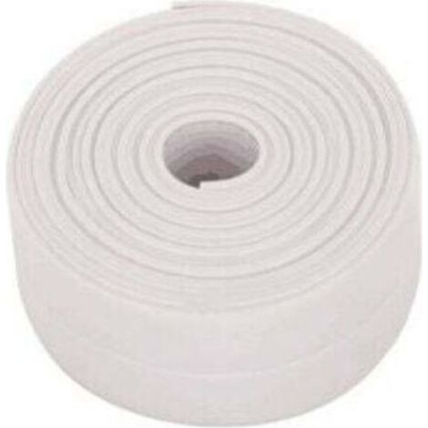 1PC(Blanche)Rouleaux Bande d'étanchéité Imperméable,Joint Salle de Bain,PVC Ruban de Calfeutrage Autocollant pour Cuisine,Toilettes WC,Baignoire (1/5)
