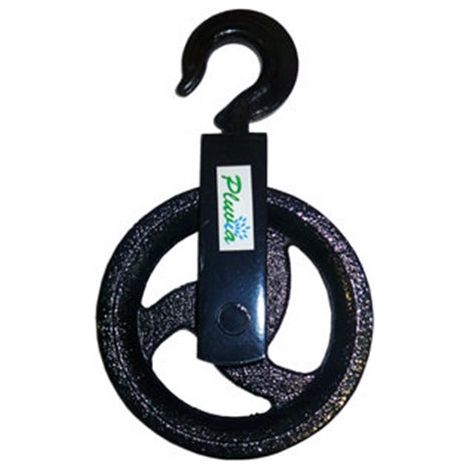 Poleas de pozo 14cm de hierro fundido (soporte máximo de hasta 1170kg)