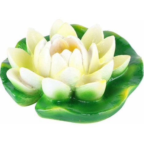 Jeffergarden Petit Lotus Artificiel, Artisanat Fantastique Fleur Artificielle, Paysage d'intérieur pour Paysage extérieur (1/5)