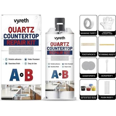 Kit de réparation pour l'entretien, le remplacement et la réparation, pour une utilisation à domicile et en atelier.-AquaForge (1/5)