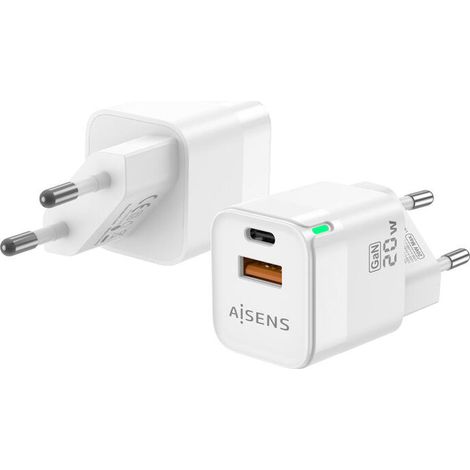 Cargador de Pared Aisens ASCH-20W2P002-W Blanco 20 W (1/4)