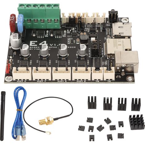 Carte mère imprimante 3D 240MHz 12V-24V WiFi Bluetooth E4 V1.0 ESP32 contrôleur (1/5)