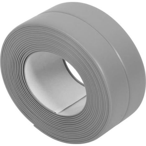 Joint Adhésif - Rouleau 2.2 cm x 3.2 m - Pour Étanchéité Autour Points D'eau - Gris (1/4)
