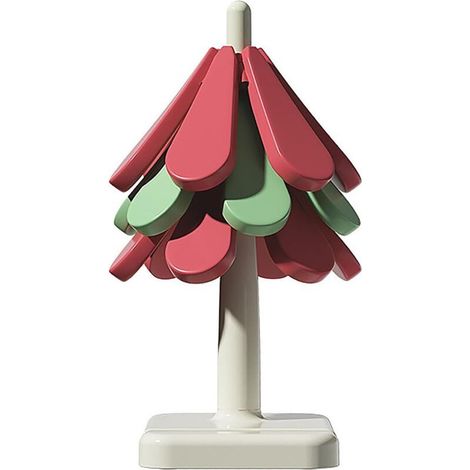 Lot de 3 sets de table résistants à la chaleur pour sapin de Noël Coussins isolants pliables, 2 rouges et 1 vert, protègent les surfaces, qualité abordable (1/5)