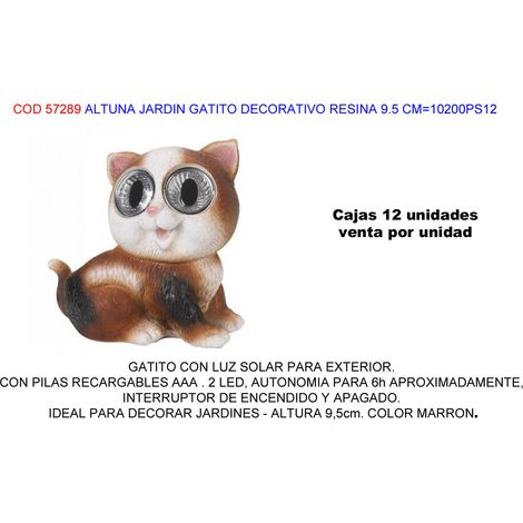 FPLUS cartel pvc "atencion prevencion" 70x50 , Cada gato tiene un diseño único.
Creado en foco alimentado por un panel solar integrado.
Hasta 6 horas de luz cada noche cuando compl