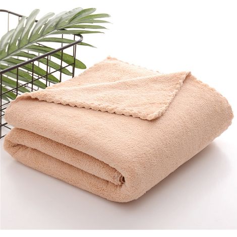 Serviette De Bain - 70 X 140 Cm - 100 % Coton - Pour Salle De Bain Spa Hotel - Lot De 1 (1/4)