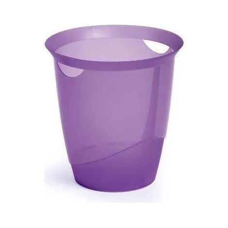 Durable Papierkorb Transparent Lila 16 Liter