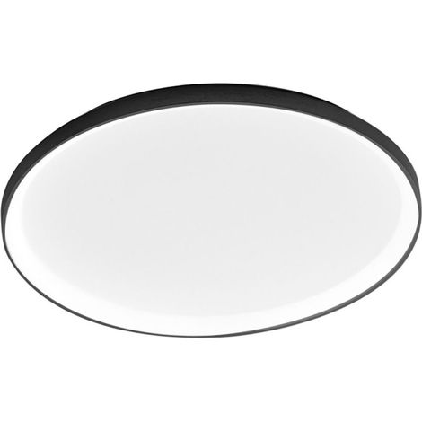 Lampada a Soffitto Krizia P/S 3000K 60W 5000lm in Alluminio Satinato Nero, Diffusore in Silicone, Dimmerabile Esterno - Gealuce (1/5)