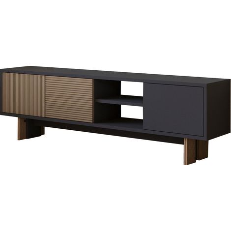 Porta TV in legno "Ravello" - 150 x 30 x 45 cm - Marrone
