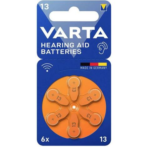 Varta Pile bouton ZA 13 1.4 V 6 pc(s) zinc-air Hearing Aid PR48 (1/2)