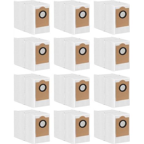 Lot de 12 sacs à poussière de rechange jetables pour aspirateur robot Lefant M2 PROM2 PlusOKP L3M3 et balai à franges (1/5)