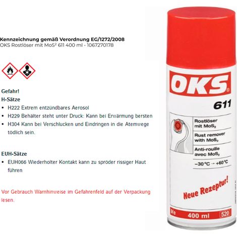 OKS Desoxidante con MoS² 611 400 ml 1067270178 (1/5)