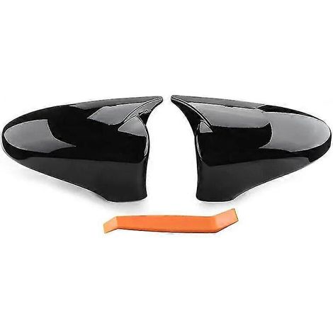 Bracingo Außenspiegelkappen für Lexus GS/ES/RC/RCF/GSF/CT/LS (2013–2018), 1 Paar, Linkslenker, glänzend schwarz