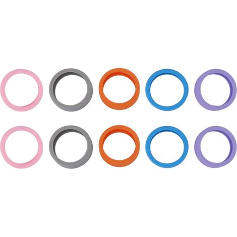 10 Pièces Couverture De Roues De Valise, Couverture De Roues De Bagages Couverture De Réduction De Bruit En Silicone Absorbe les Chocs Housses De Protection Souples Pour Roulettes De Chaise De Bureau (1/5)