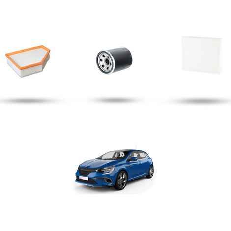 Kit tagliando 3 filtri compatibile con Renault Megane IV 1.6 E-Tech 116Kw dal 2020 (1/5)