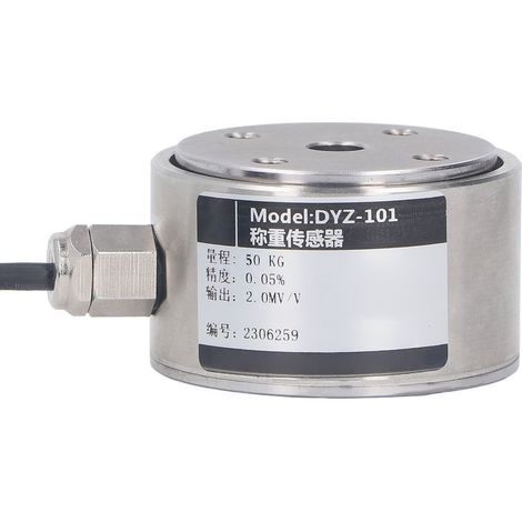 Säulenförmige Wägezelle, hochpräzise, industrieller Zug-, Druck- und Kompressionskraftsensor aus Edelstahl für Plattformwaagen bis 40 kg (1/5)
