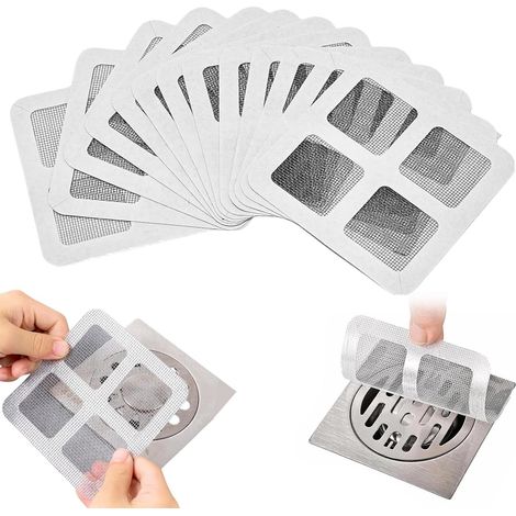 100 Pièces 10×10cm Autoadhesivos Coladores de Pelo Para Ducha (1/5)