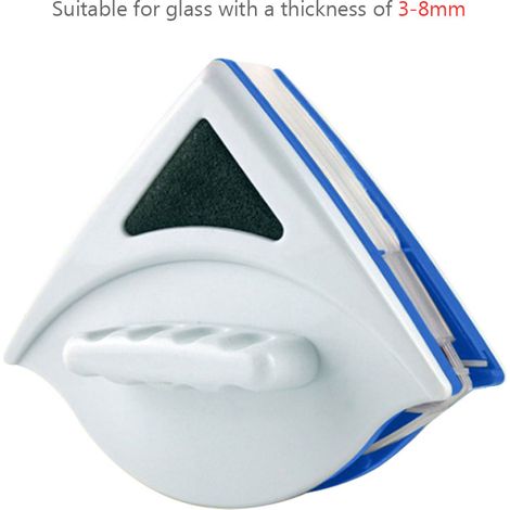 Lave-vitre magnétique double face pour vitrage simple 3-8mm (1/5)