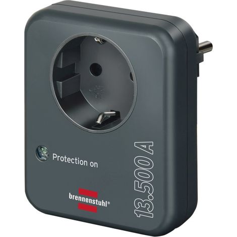 Brennenstuhl 1506996 Adaptateur Protection Anthracite (1/4)