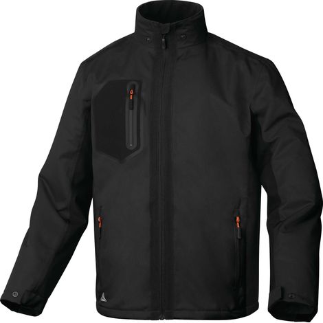 Delta-plus Modelo profesional parka gris oscuro impermeable