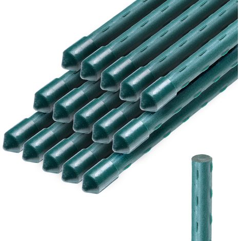 Kadax – Poteau pour plantes 180 cm – Acier revêtu résistant aux chocs – Support pour tomates et plantes grimpantes – Installation facile (1/5)