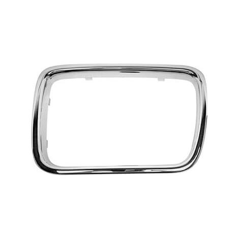 Contour grille de calandre avant central gauche chromé BMW Série 5 E34 1994-1995