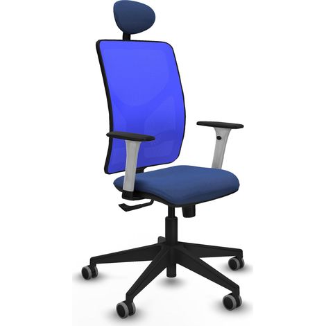Sedia da ufficio piqueras y crespo Motilla rete blu schiuma alta densità (1/2)