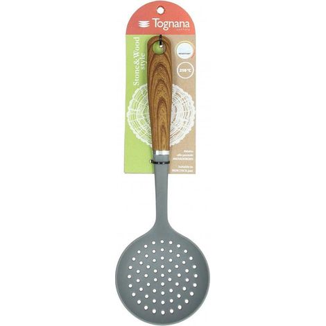Tognana Schaumlöffel Grancucina Stone & Wood aus Nylon mit Griff in Holzoptik