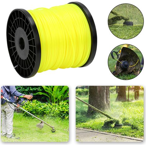 TolleTour Trimmerfaden 2,4 mm rund 100 m robuster Nylon Mähfaden für Rasentrimmer
