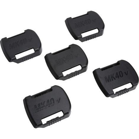 Support de batterie au lithium 5 pièces en ABS avec fente de rangement pour batterie Li-ion Makita 40 V (1/5)