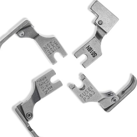 Pied Presseur 4pcs Différents Fermeture Éclair pour Machines à Coudre Juki Brother Singer (1/5)
