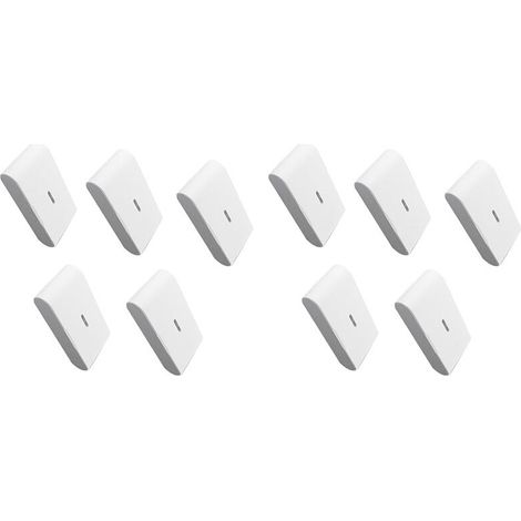 Adecuado para 10 detectores inalámbricos de rotura de cristales, 433 MHz, sensibilidad ajustable, compatible con sistemas de alarma.