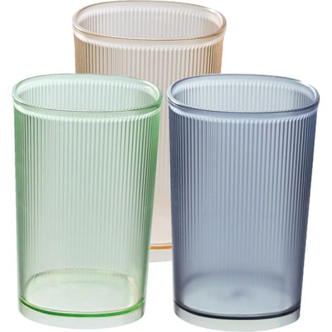 3pièces Gobelets De Dentifrice Gobelets De Rinçage Réutilisables Empilables avec Bord Lisse pour Salle De Bain (1/5)