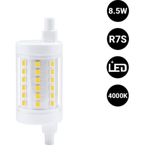 Ampoule LED R7S - 78mm - 1100lm - 8,5W - Blanc Neutre