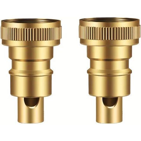 Zweiteiliges Absperrventil für Waschmaschinen. Automatisches Tropfstoppventil G1/2. Material: Edelstahl 304/Messing. Universell einsetzbar. Für den Hausgebrauch. Vierwege-Wasserhahnadapter.