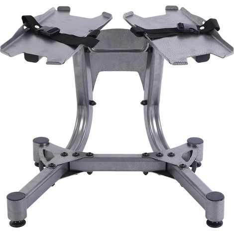 Support pour haltères, Charge maximale 100 kg / 220 lbs, Dimensions 66 x 55 x 50 cm, Taille de la plaque 39 x 20 cm, Design ergonomique, Poids 16 kg / 35 lbs (1/5)