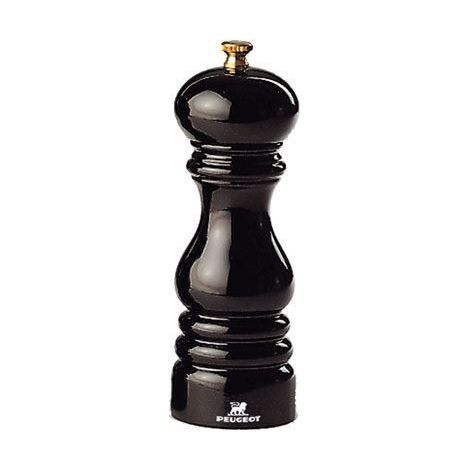 Peugeot Moulin à sel noir élégant 18 cm hauteur