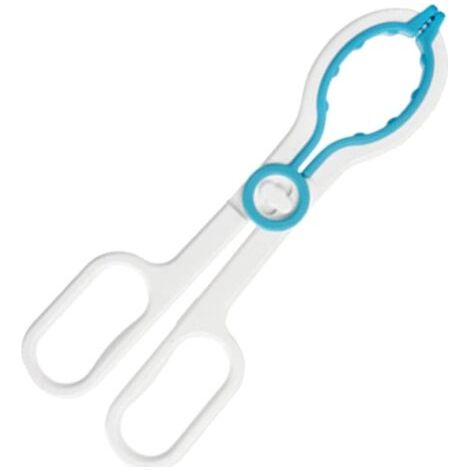 1pièce Pince Anti-dérapante Pour Bouteille De Lait Clamp Pratique Pour Nourrissons Outil De Prise Main Ergonomique Couleur Bleue
