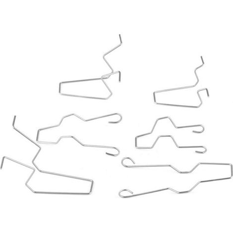Clip De Retenue Ampoule - Acier - Compatible H1 H3 H4 H7 - Kit De 6 Pièces (1/5)