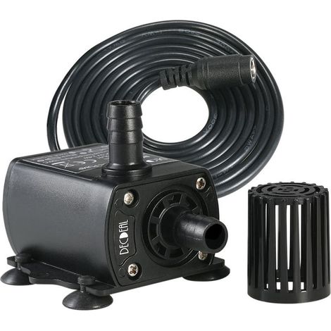 Linghhang – Pompe à eau DC brushless ultra silencieuse 250L/h – Débit max 250L/h – Indice IP68 pour immersion – Pour aquariums et fontaines (1/5)