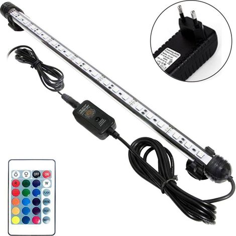 Éclairage LED pour aquarium, lampe de plongée avec minuterie, 38 cm KLB (1/5)