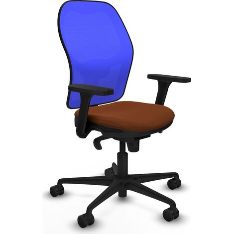 Sedia da ufficio piqueras y crespo Jorquera blu schiuma imbottita