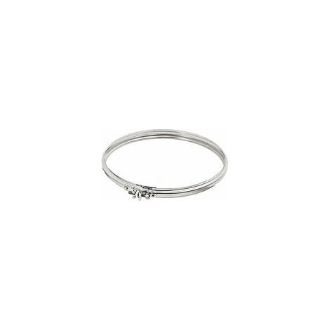 Fascetta di giunzione acciaio inox 304 Ø 80 mm sp 0,5 mm