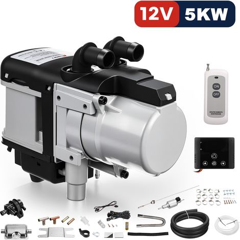 6KW 12V Diesel Water Heater Water Pump Remote Control 2 Mode Diesel/Gasoline for Car Boat RV Truck (1/5)